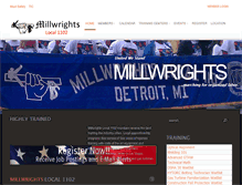 Tablet Screenshot of millwrights1102.com